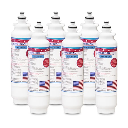 American Filter Co LG LSC22991ST Comparable Refrigerator Water Filters (made by Model number AFC-RF-L4), 6PK LSC22991ST-AFC-RF-L4-6-73465